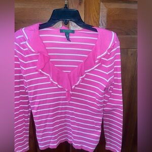EUC Pink LAUREN Ralph Lauren top